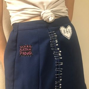 Punk school girl skirt